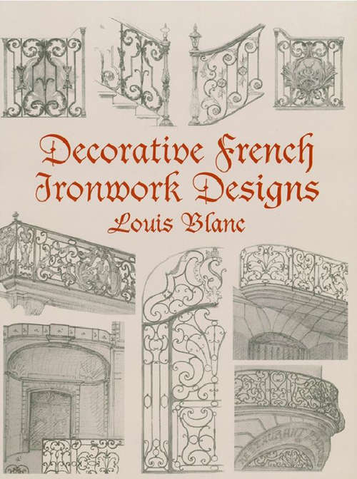 Book cover of Decorative French Ironwork Designs