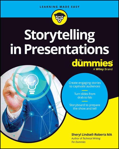 Book cover of Storytelling in Presentations For Dummies