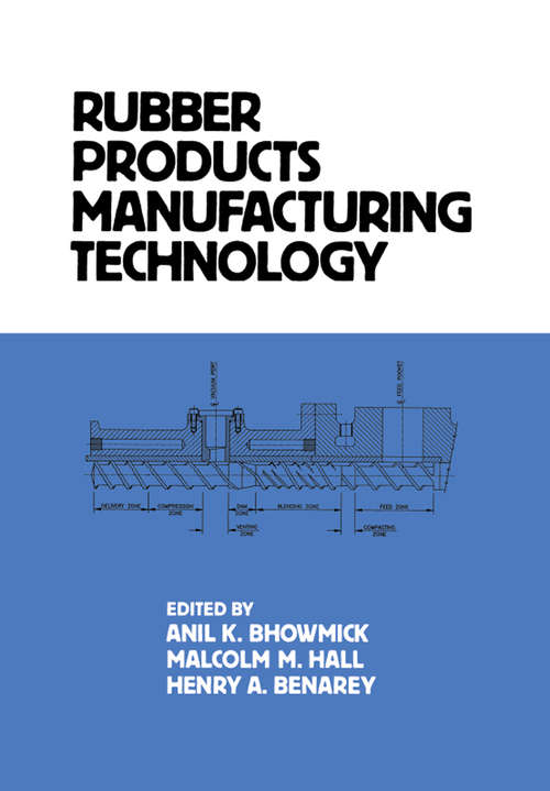 Cover image of Rubber Products Manufacturing Technology