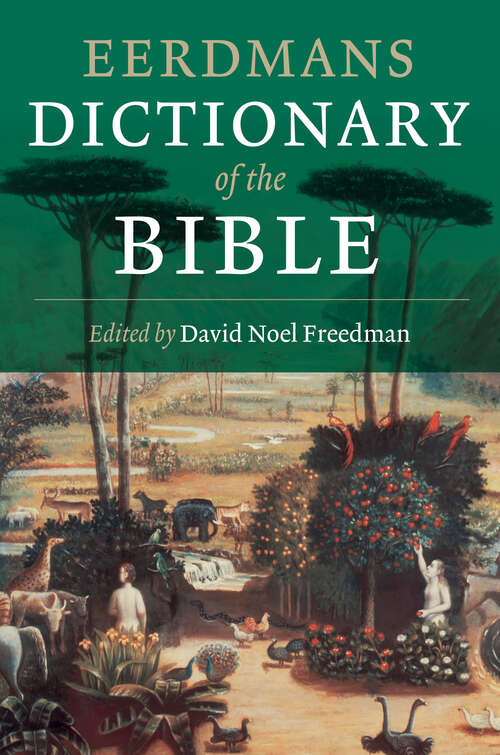 Book cover of Eerdmans Dictionary of the Bible
