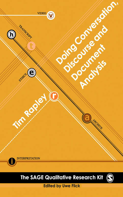 Book cover of Doing Conversation, Discourse and Document Analysis