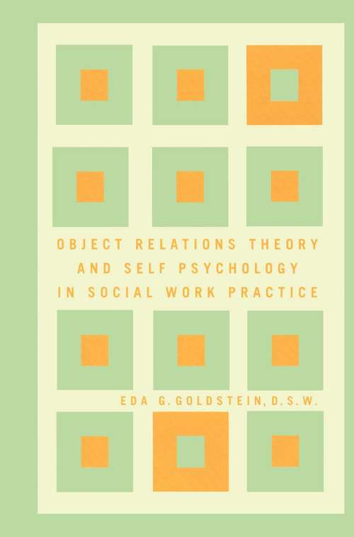 Book cover of Object Relations Theory and Self Psychology in Soc