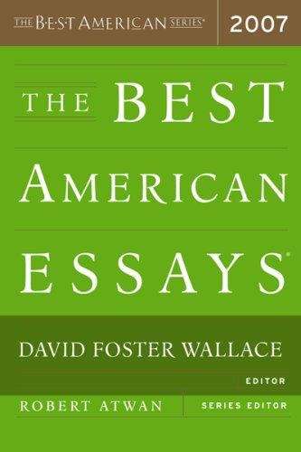 Book cover of The Best American Essays 2007