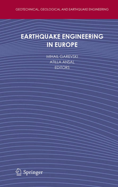 Book cover of Earthquake Engineering in Europe