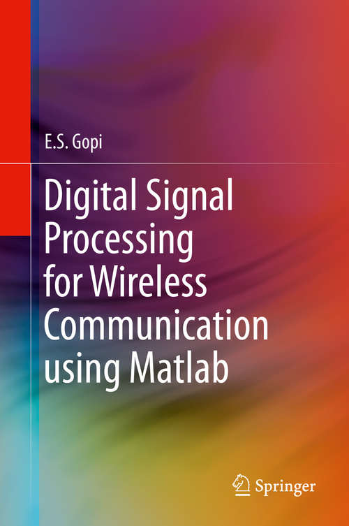 Book cover of Digital Signal Processing for Wireless Communication using Matlab