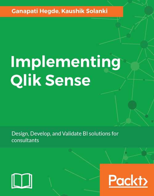 Book cover of Implementing Qlik Sense
