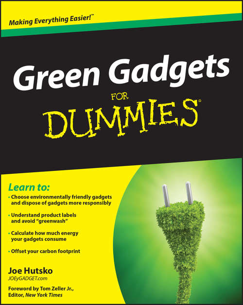 Book cover of Green Gadgets For Dummies