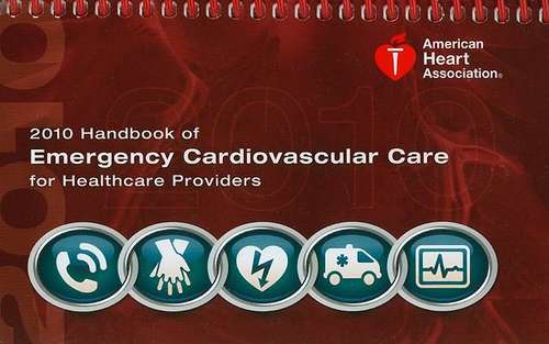 Book cover of Handbook of Emergency Cardiovascular Care for Healthcare Providers