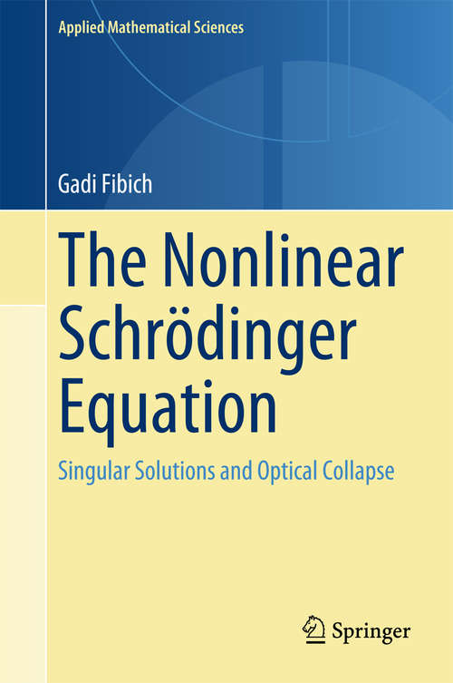 Book cover of The Nonlinear Schrödinger Equation