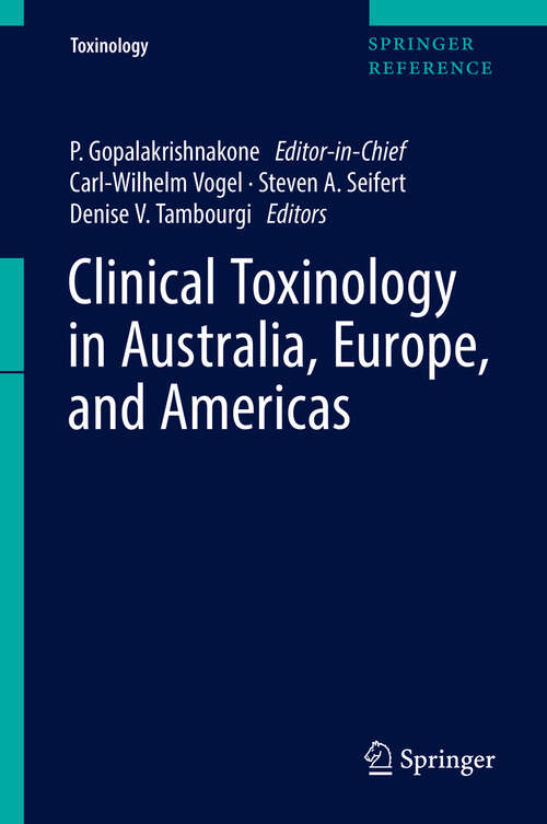 Cover image of Clinical Toxinology in Australia, Europe, and Americas