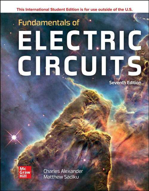 Book cover of ISE Fundamentals of Electric Circuits (Seventh Edition)