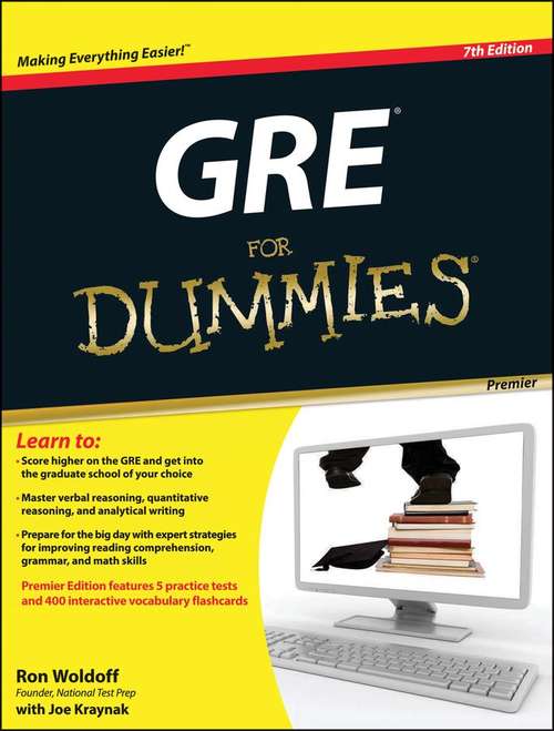 GRE For Dummies, Premier 7th Edition