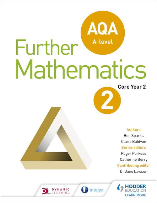 Book cover of AQA A Level Further Mathematics Year 2