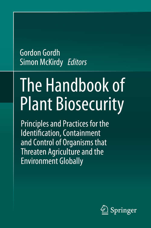 Book cover of The Handbook of Plant Biosecurity