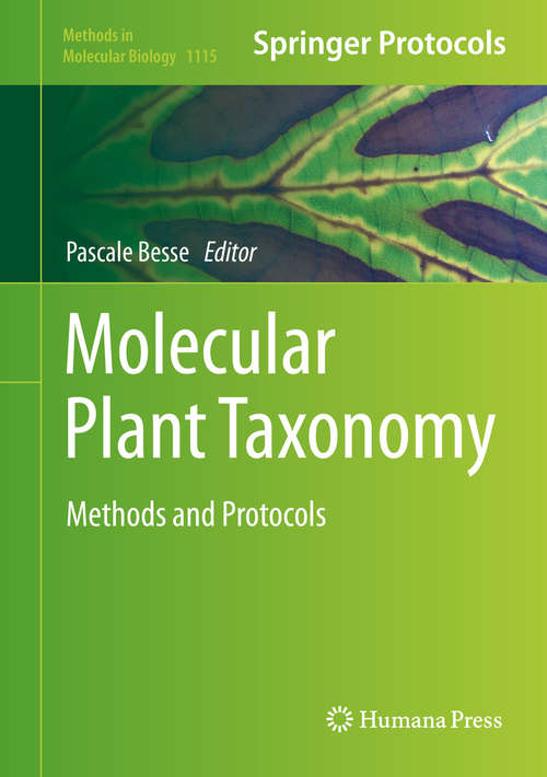 Book cover of Molecular Plant Taxonomy