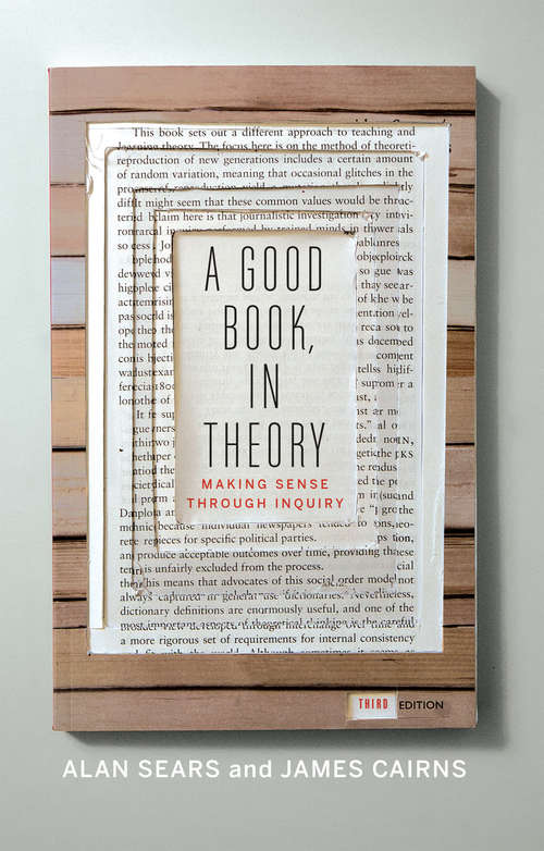 Book cover of A Good Book, In Theory: Making Sense Through Inquiry, Third Edition