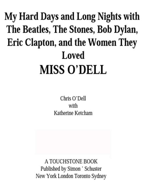 Book cover of Miss O'Dell