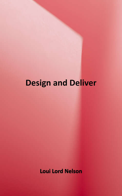Book cover of Design and Deliver: Planning and Teaching Using Universal Design for Learning (2)