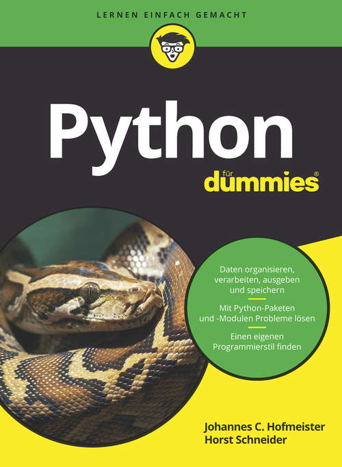 Book cover of Python für Dummies (Für Dummies)