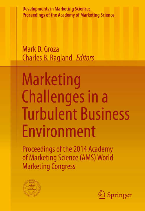 Book cover of Marketing Challenges in a Turbulent Business Environment
