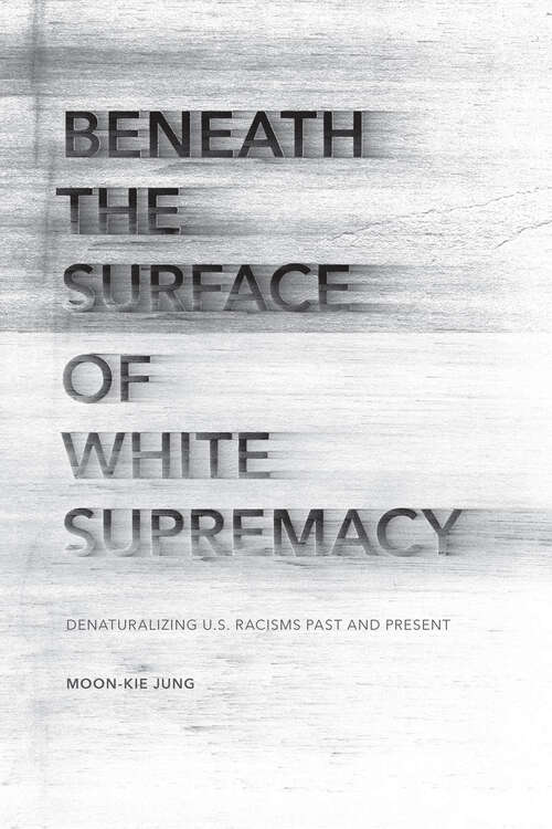 Book cover of Beneath the Surface of White Supremacy: Denaturalizing U.S. Racisms Past and Present