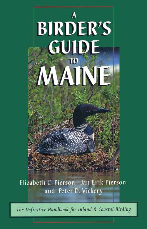 Book cover of A Birder's Guide to Maine
