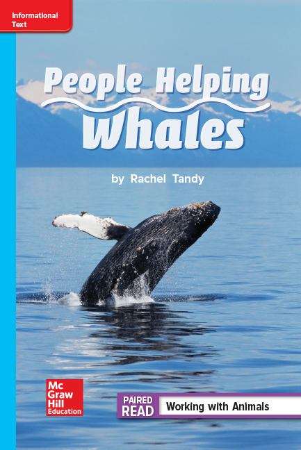 Book cover of People Helping Whales [On Level, Grade 2]