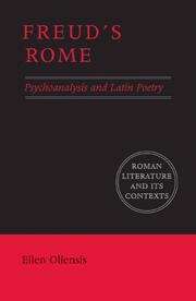 Book cover of Freud’s Rome: Psychoanalysis and Latin Poetry