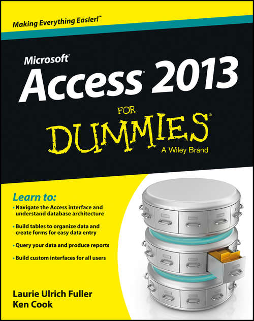 Book cover of Access 2013 For Dummies