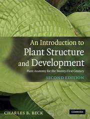 Book cover of An Introduction to Plant Structure and Development