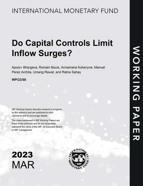 Book cover of Do Capital Controls Limit Inflow Surges? (Imf Working Papers)