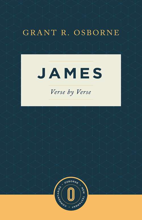 Book cover of James Verse by Verse (Osborne New Testament Commentaries)