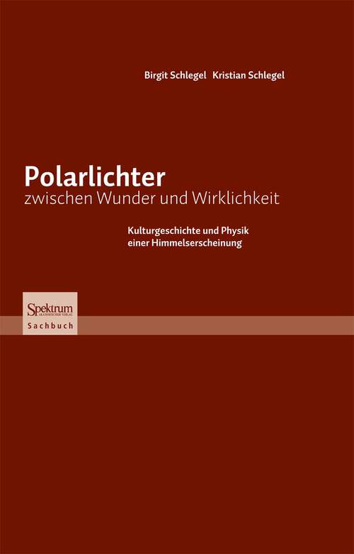 Book cover of Polarlichter zwischen Wunder und Wirklichkeit
