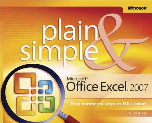Book cover of Microsoft® Office Excel® 2007 Plain & Simple