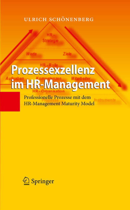 Book cover of Prozessexzellenz im HR-Management