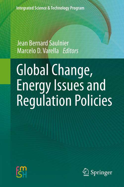 Book cover of Global Change, Energy Issues and Regulation Policies
