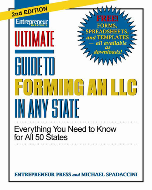 Book cover of Ultimate Guide to Forming an LLC In Any State
