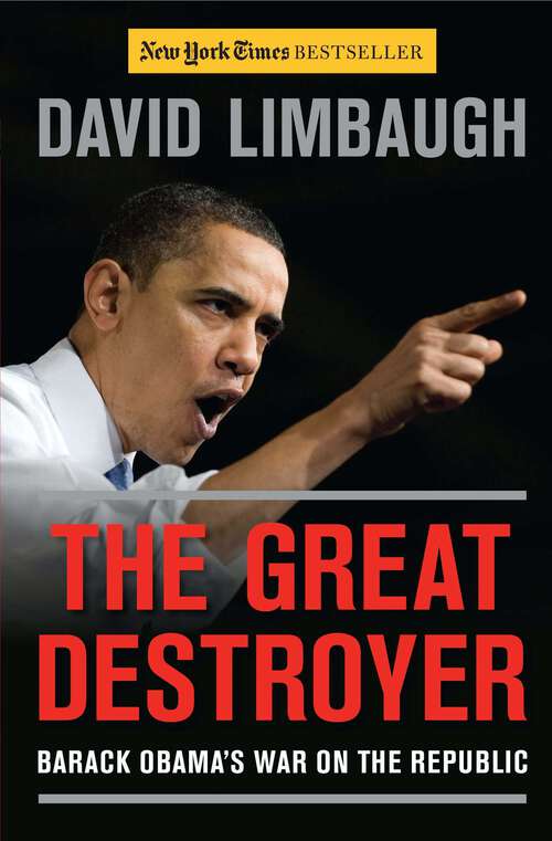Book cover of The Great Destroyer: Barack Obama's War on the Republic