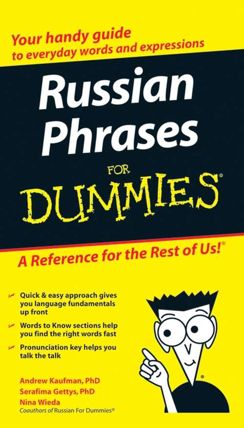 Book cover of Russian Phrases For Dummies