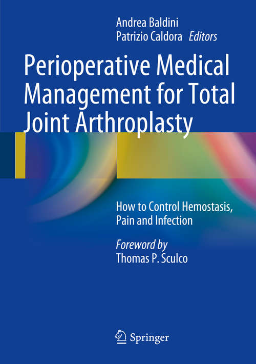 Book cover of Perioperative Medical Management for Total Joint Arthroplasty