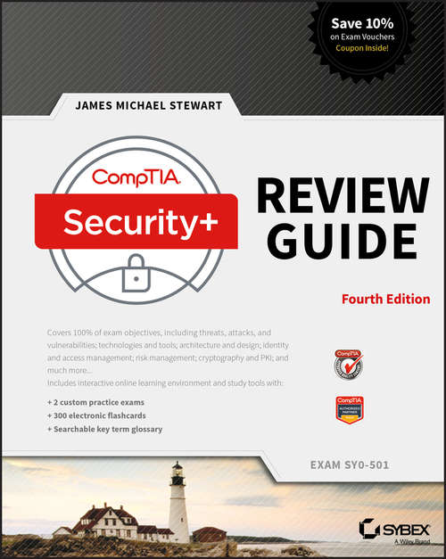 Book cover of CompTIA Security+ Review Guide: Exam Sy0-501 (4)