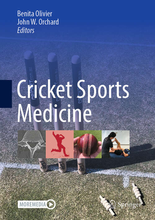Book cover of Cricket Sports Medicine