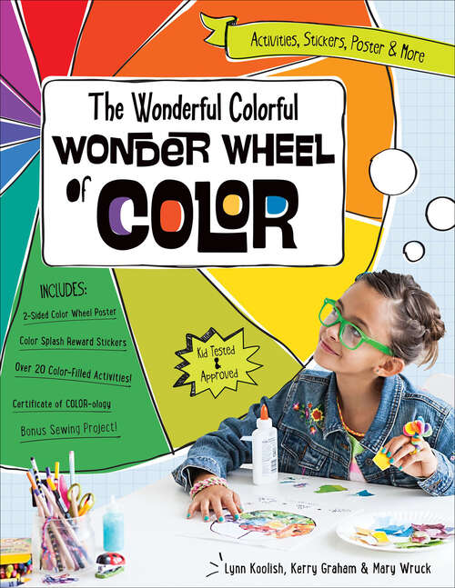 Book cover of The Wonderful Colorful Wonder Wheel: Activities, Stickers, Poster & More