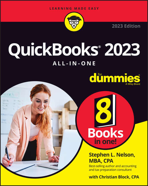Book cover of QuickBooks 2023 All-in-One For Dummies