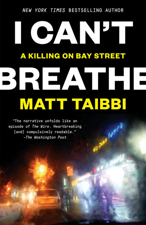 Book cover of I Can't Breathe: A Killing on Bay Street