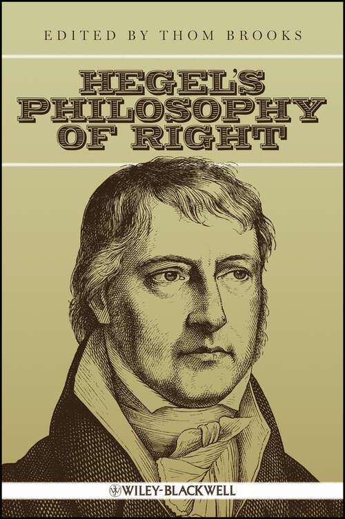 Book cover of Hegel's Philosophy of Right: A Systematic Reading Of The Philosophy Of Right (2)