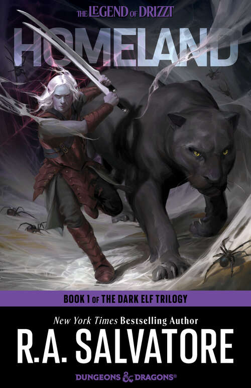 Book cover of Homeland (Forgotten Realms: Dark Elf #1)