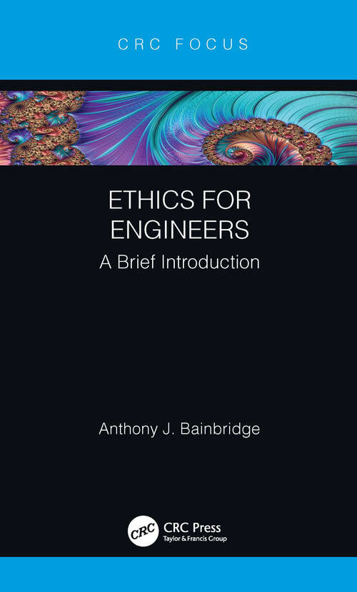 Book cover of Ethics for Engineers: A Brief Introduction