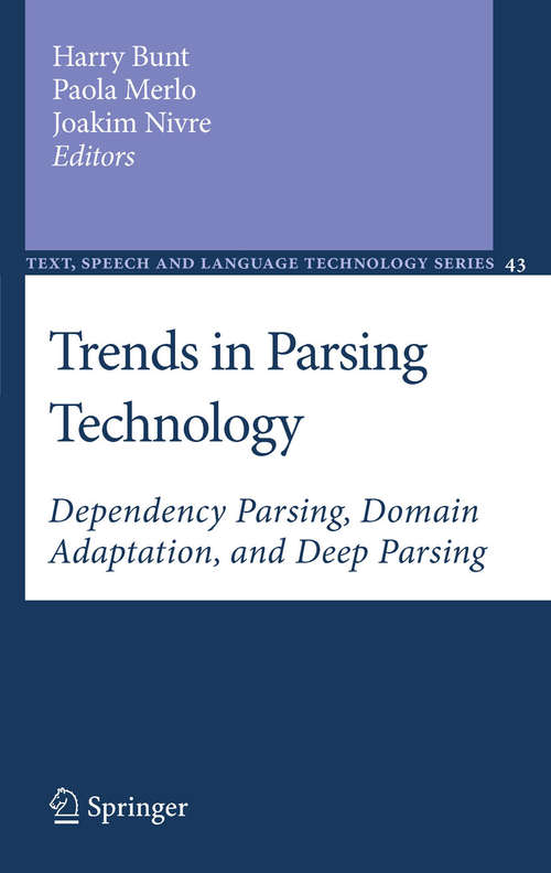 Book cover of Trends in Parsing Technology