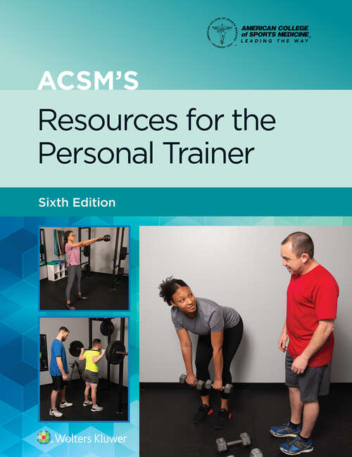 Book cover of ACSM's Resources for the Personal Trainer (American College of Sports Medicine)